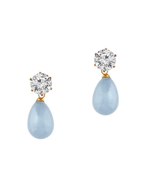 blue studs earring - 14040945 - Very Small Image - 1