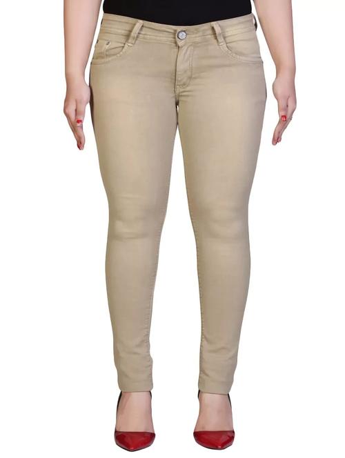 beige denim plus jeans - 14041249 - Very Small Image - 1