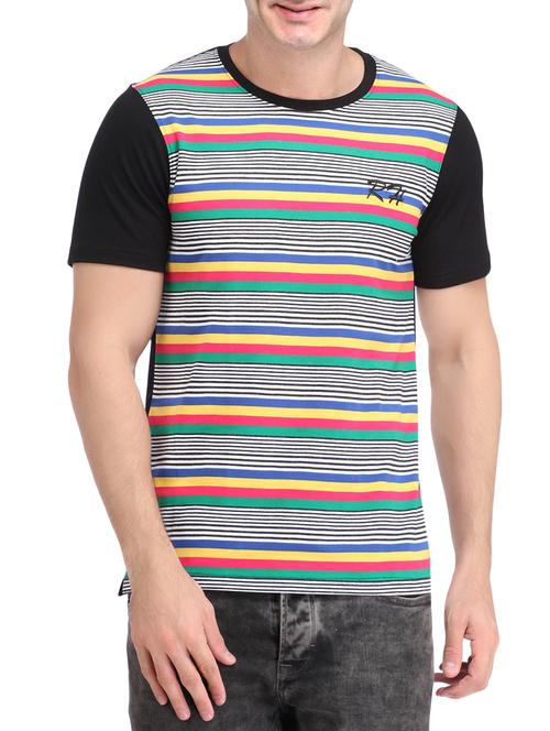 black cotton t-shirt - 14042386 - Very Small Image - 1