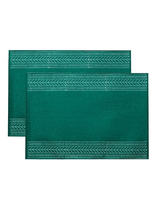 hand block printed laminated jute table placemats by rajrang - 14043352 - Very Small Image - 1