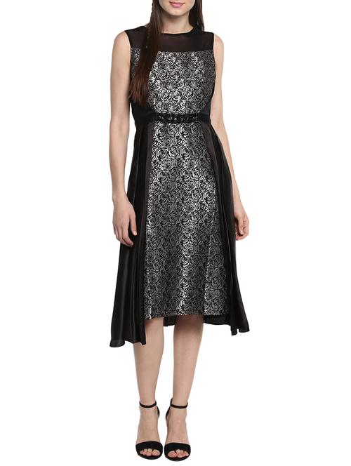 multicolored floral asymmetric dress - 14046867 - Very Small Image - 1