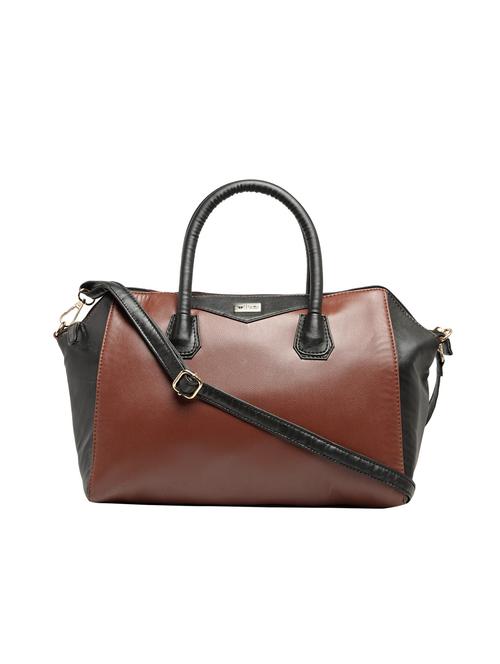 brown leatherette  handbag - 14047493 - Very Small Image - 1