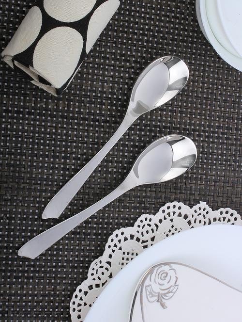 homeish 6 pcs stainless steel dinner spoons - 14054351 - Very Small Image - 1