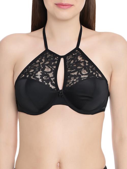 black polyamide backless bra - 14067076 - Very Small Image - 1
