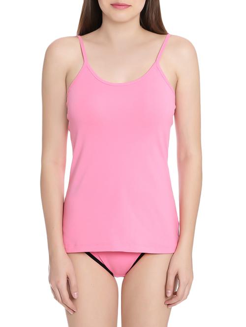 pink cotton camisole & panty - 14067100 - Very Small Image - 1