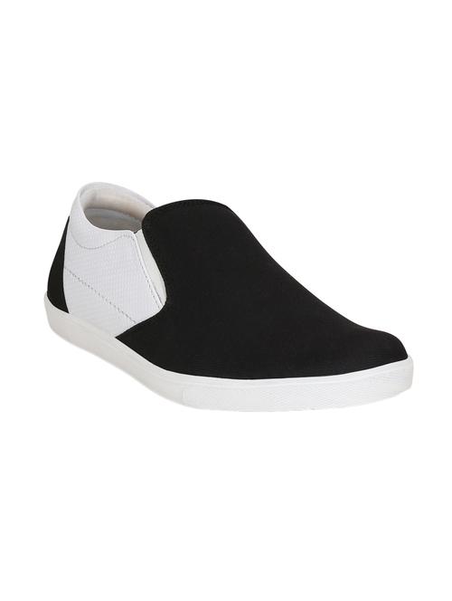 black canvas casual slipon - 14068628 - Very Small Image - 1