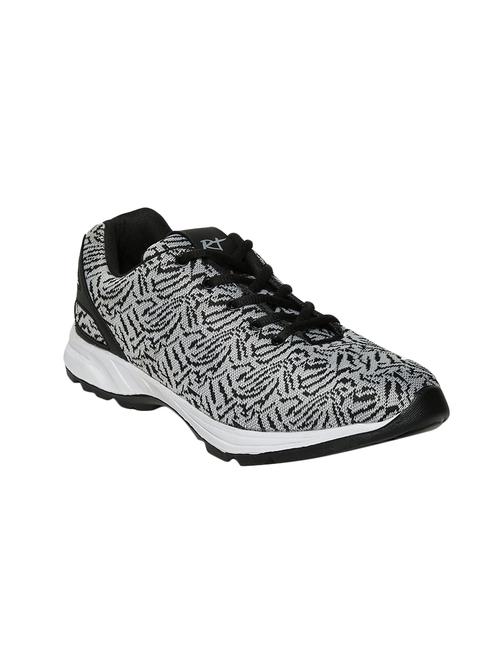 grey fabric lace up sport shoe - 14075367 - Very Small Image - 1