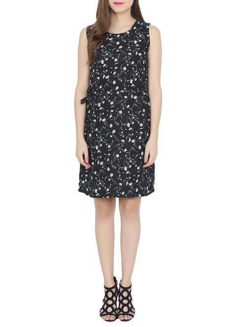 ditsy floral belted dress - 14075484 - Very Small Image - 1