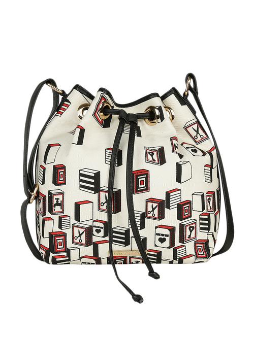 white canvas sling bag - 14077581 - Very Small Image - 1