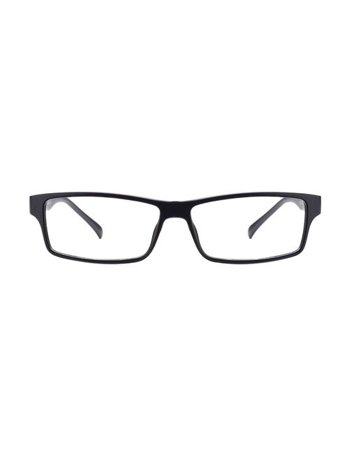 black full rim rectangle frame eyeglass - 14084025 - Very Small Image - 1