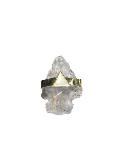 kista jewels white stone metal ring - 14087325 - Very Small Image - 1