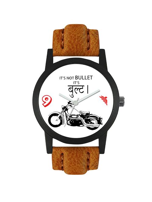 foxter men multicolor dial leather strap watch - 14087744 - Very Small Image - 1