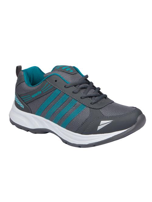 grey mesh lace up sport shoe - 14088152 - Very Small Image - 1