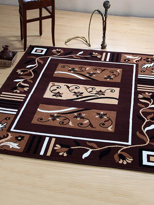 polyester floral print carpet by homefurry - 14088582 - Very Small Image - 1