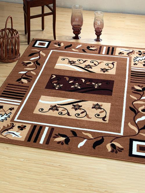 polyester floral print carpet by homefurry - 14088596 - Very Small Image - 1