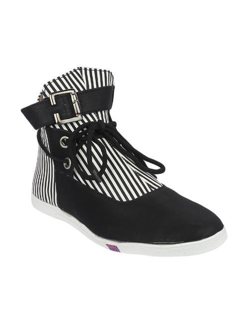 black synthetic  ankle  boot - 14088609 - Very Small Image - 1