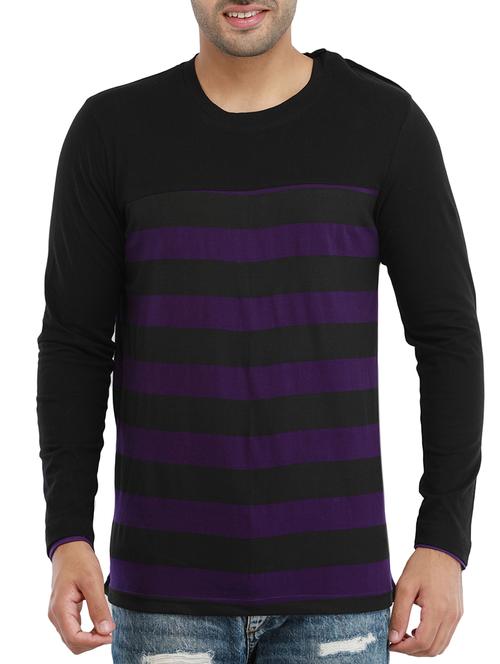 black cotton t-shirt - 14088707 - Very Small Image - 1