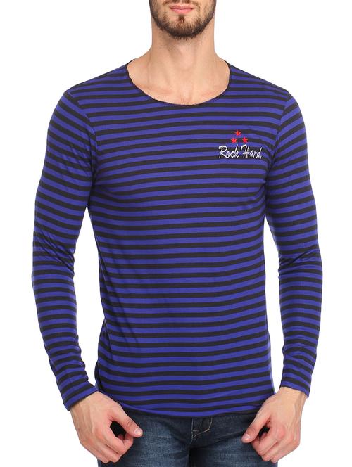 blue cotton t-shirt - 14088710 - Very Small Image - 1