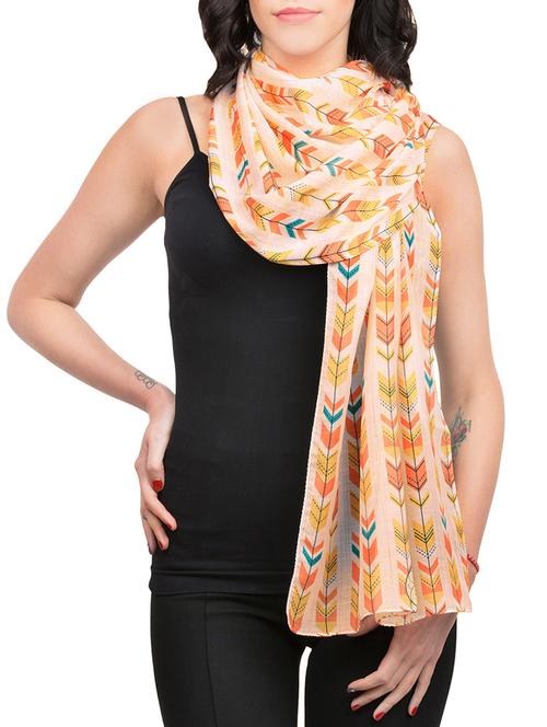 multi colored cotton scarf - 14094303 - Very Small Image - 1