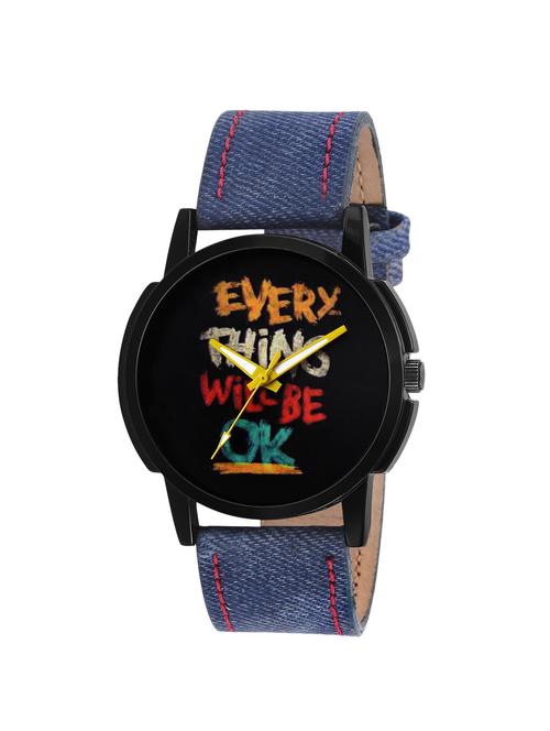 round dial analog watch(tmgxblk789) - 14095205 - Very Small Image - 1