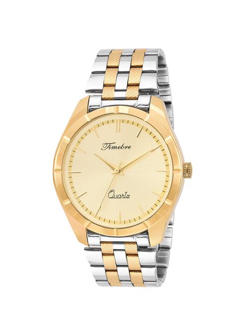 Timebre Men  Magnificent Gold & Silver Luxurious Analog Watch - 14095222 - Very Small Image - 1