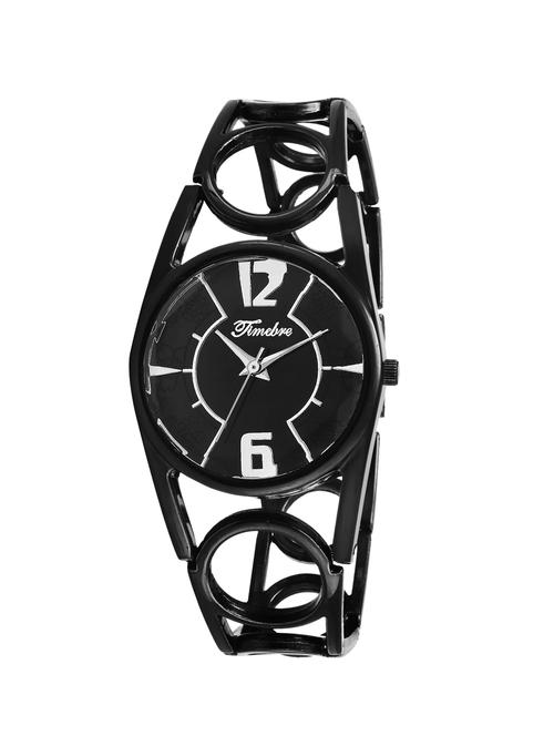 timebre women black metal analog watch - 14095233 - Very Small Image - 1