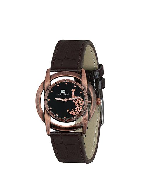 hillman  analog black dial  watch -hm1038kl01 - 14096100 - Very Small Image - 1