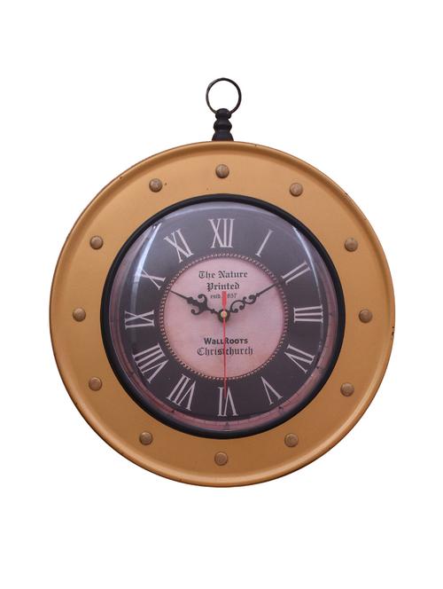 vintage iron wall clock by home sparkle - 14096925 - Very Small Image - 1