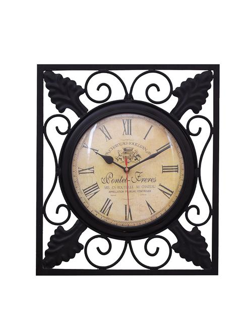 vintage iron wall clock by home sparkle - 14096953 - Very Small Image - 1