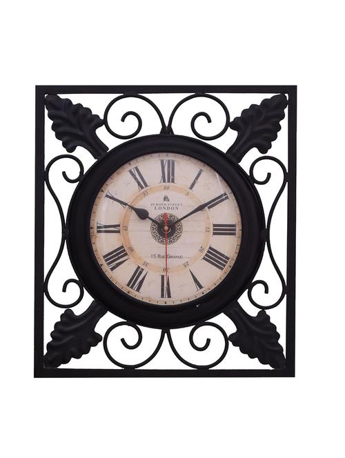vintage iron wall clock by home sparkle - 14096962 - Very Small Image - 1