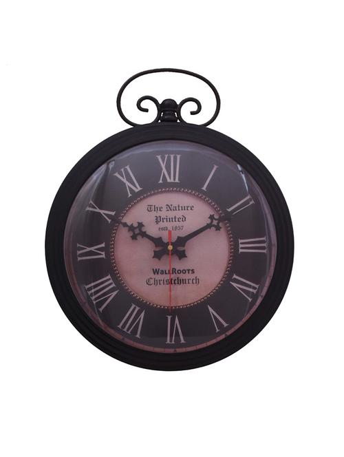 vintage iron wall clock by home sparkle - 14097000 - Very Small Image - 1