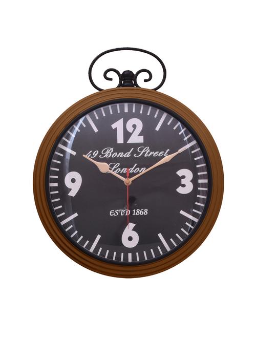 classic iron wall clock by home sparkle - 14097014 - Very Small Image - 1