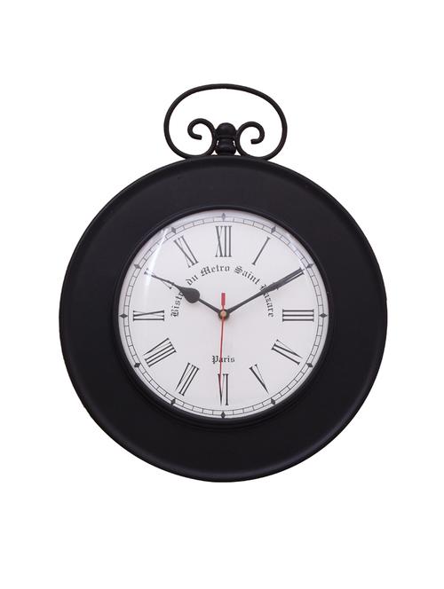 vintage iron wall clock by home sparkle - 14097031 - Very Small Image - 1