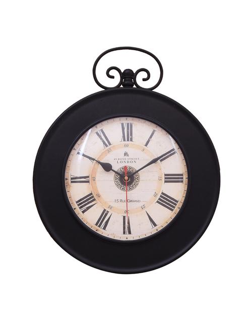 vintage iron wall clock by home sparkle - 14097035 - Very Small Image - 1