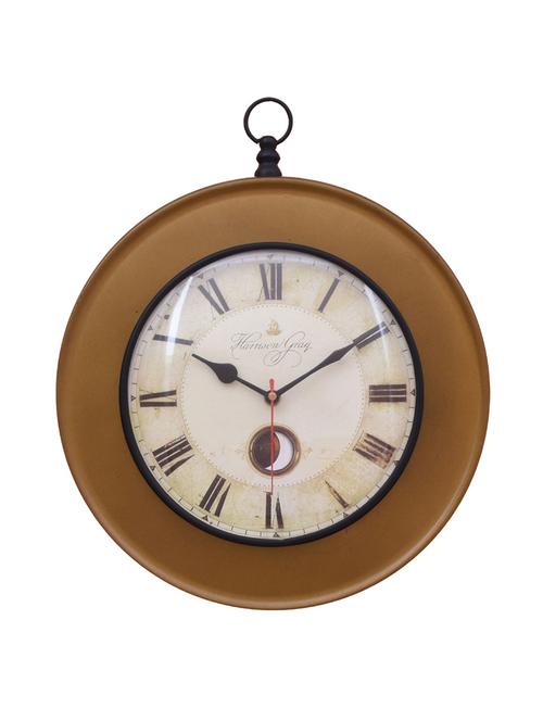 vintage iron wall clock by home sparkle - 14097071 - Very Small Image - 1