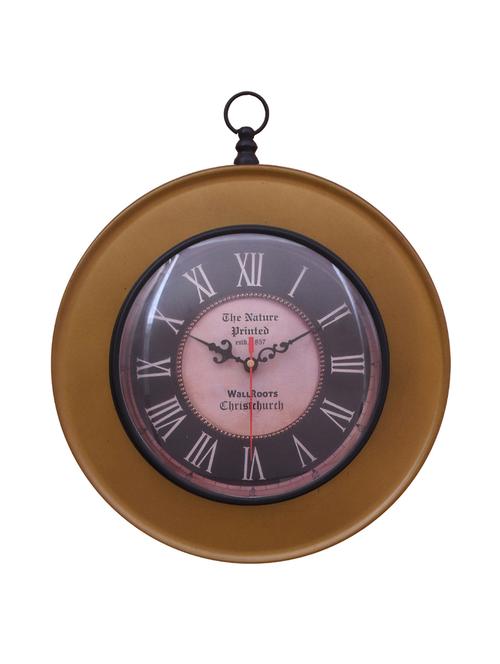 vintage iron wall clock by home sparkle - 14097075 - Very Small Image - 1