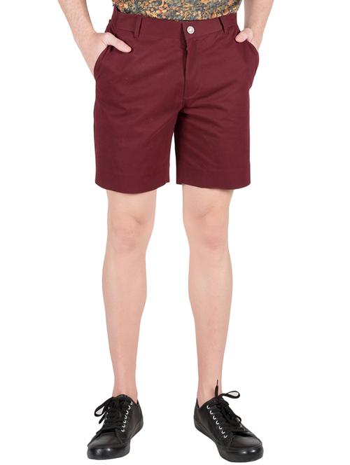 red cotton shorts - 14097673 - Very Small Image - 1
