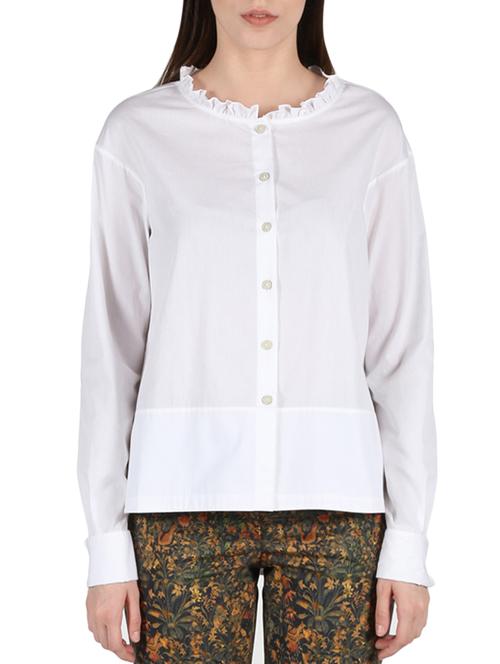 white cotton regular shirt - 14098609 - Very Small Image - 1