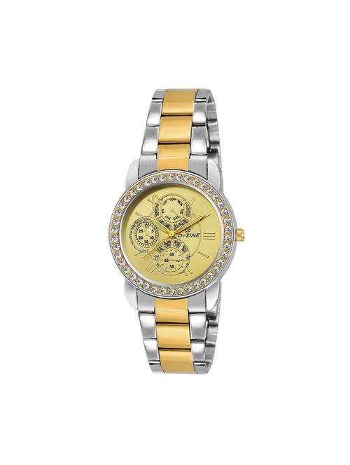 dezine stainless steel analog watch for women - 14098762 - Very Small Image - 1