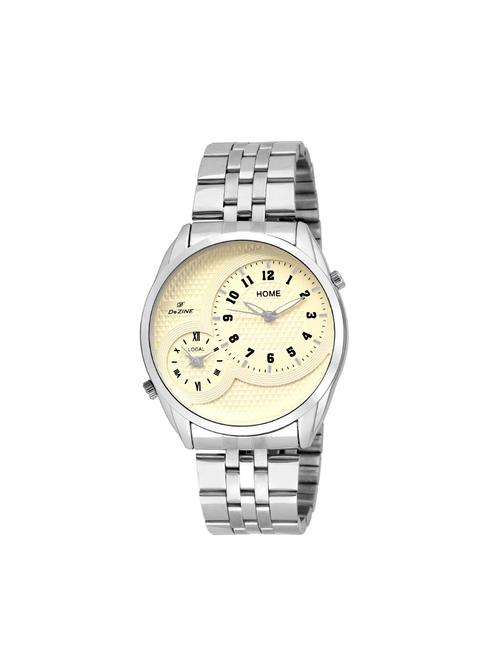 dezine round dial analog watch for men. - 14098775 - Very Small Image - 1