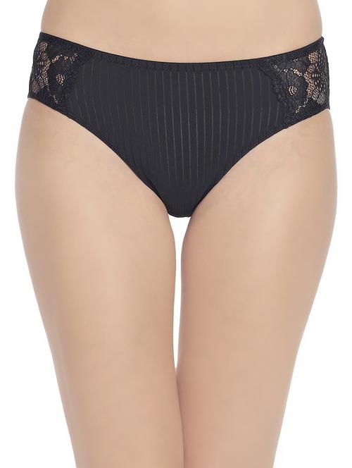 black nylon hipster panty - 14099368 - Very Small Image - 1
