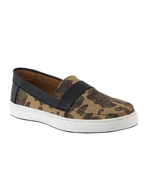multi colored canvas casual slipon - 14100879 - Very Small Image - 1