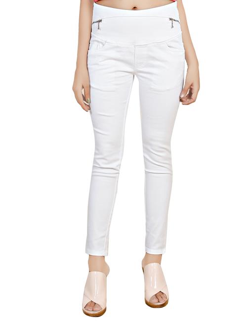 white denim jeggings - 14103735 - Very Small Image - 1