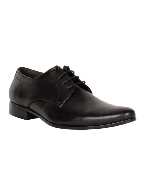 black leather formal derby - 14103966 - Very Small Image - 1