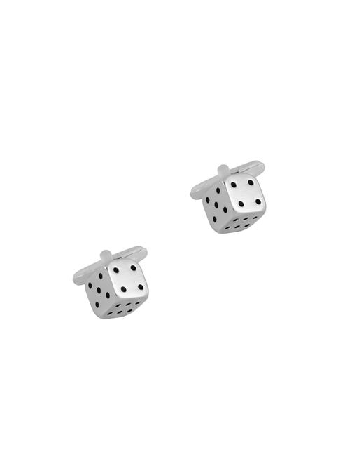 silver metal cufflink - 14109848 - Very Small Image - 1