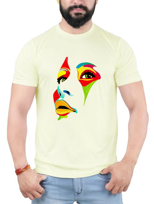 white cotton chest print tshirt - 14109976 - Very Small Image - 1