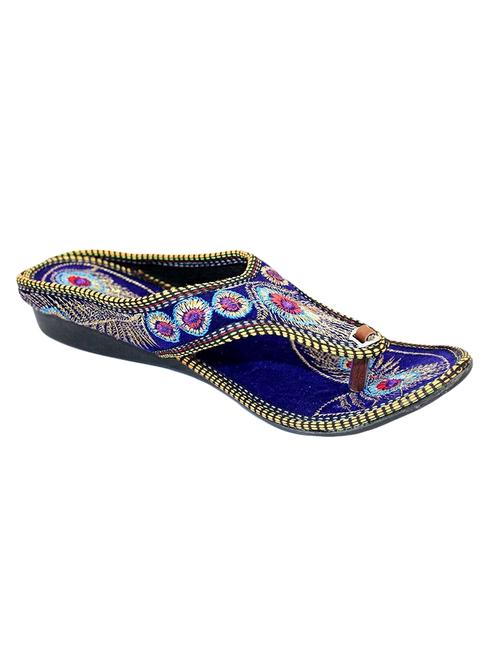 blue ethnic  sandal - 14112672 - Very Small Image - 1