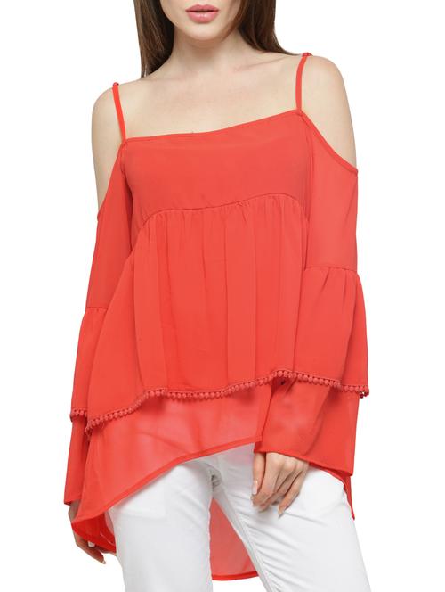 orange cami layered top - 14113508 - Very Small Image - 1