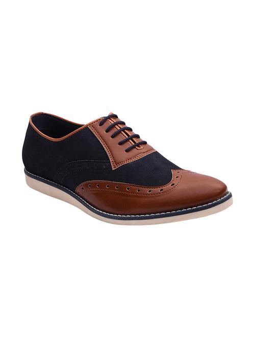 brown suede lace up shoe - 14114107 - Very Small Image - 1