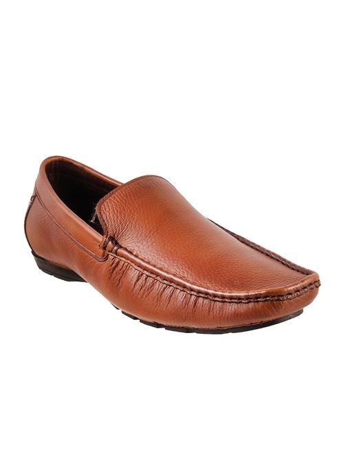 tan leather slip on loafer - 14116713 - Very Small Image - 1